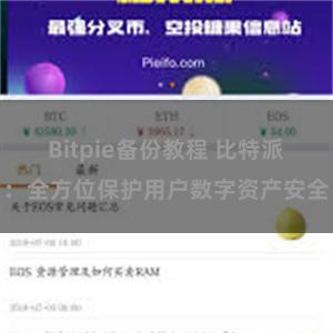 Bitpie备份教程 比特派：全方位保护用户数字资产安全