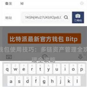 比特派最新官方钱包 Bitpie钱包使用技巧：多链资产管理全攻略