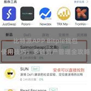 比特派APP Bitpie钱包使用技巧：多链资产管理全攻略