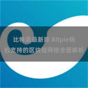 比特派最新版 Bitpie钱包支持的区块链网络全面解析