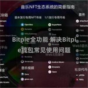 Bitpie全功能 解决Bitpie钱包常见使用问题