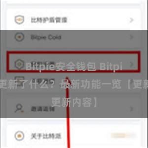 Bitpie安全钱包 Bitpie钱包更新了什么？最新功能一览【更新内容】