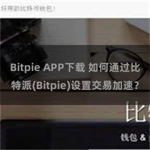 Bitpie APP下载 如何通过比特派(Bitpie)设置交易加速？