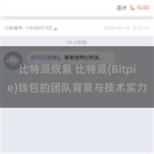 比特派恢复 比特派(Bitpie)钱包的团队背景与技术实力