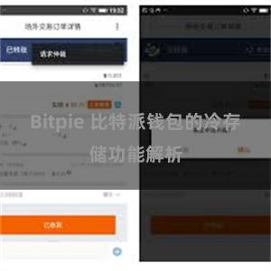 Bitpie 比特派钱包的冷存储功能解析