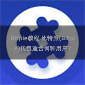 Bitpie教程 比特派(Bitpie)钱包适合何种用户？