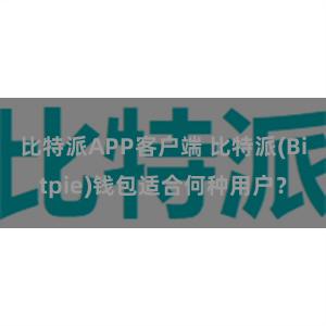 比特派APP客户端 比特派(Bitpie)钱包适合何种用户？