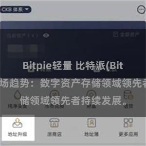 Bitpie轻量 比特派(Bitpie)钱包市场趋势：数字资产存储领域领先者持续发展。