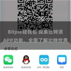Bitpie轻钱包 探索比特派APP功能，全面了解比特世界