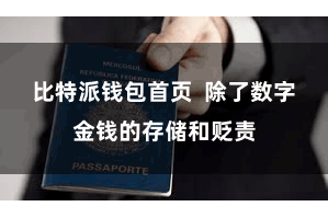 比特派钱包首页  除了数字金钱的存储和贬责