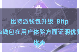 比特派钱包升级  Bitpie钱包在用户体验方面证明优秀